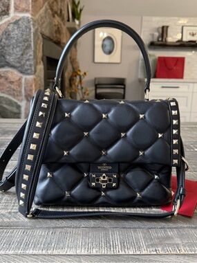 Valentino Candystud Top Handle Bag